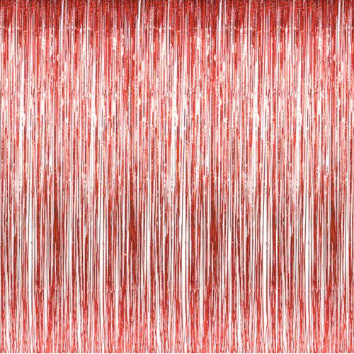 Foil Curtain - Red